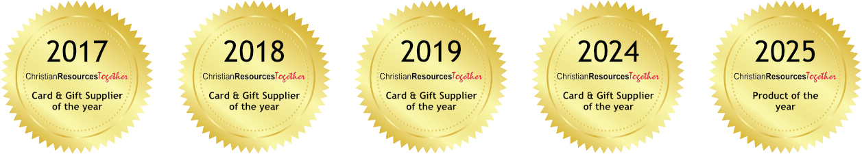 CRT Card and gift supplier of the year award 2017, 2018, 2019, 2024 and Product of the year award 2025